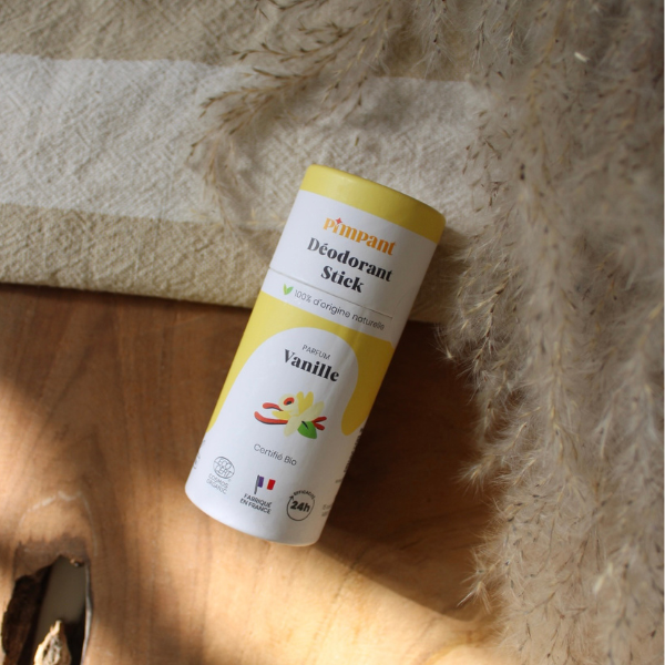 Déodorant solide à la Vanille de la marque Pimpant