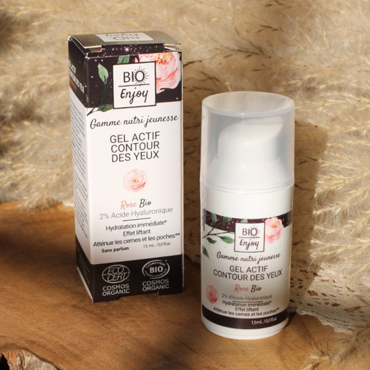 Gel actif contour des yeux de la marque Born To Bio