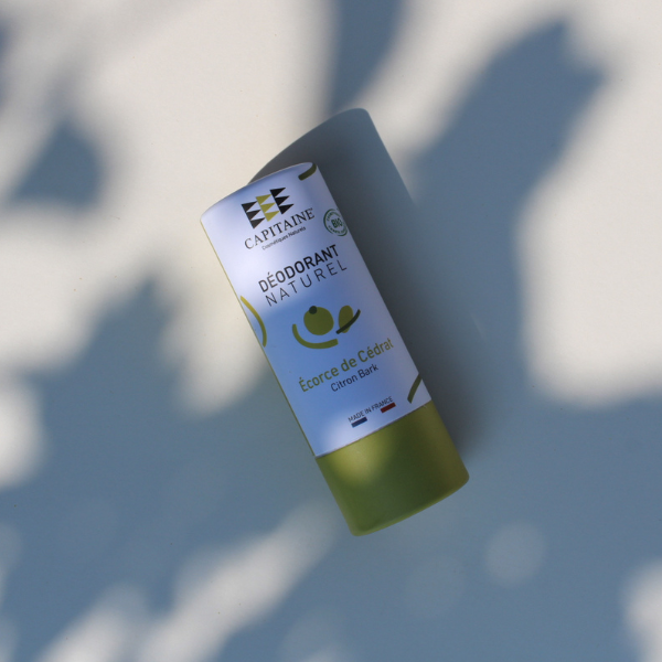 Déodorant naturel solide - Ecorce de Cédrat - Capitaine Cosmétiques - Made In France