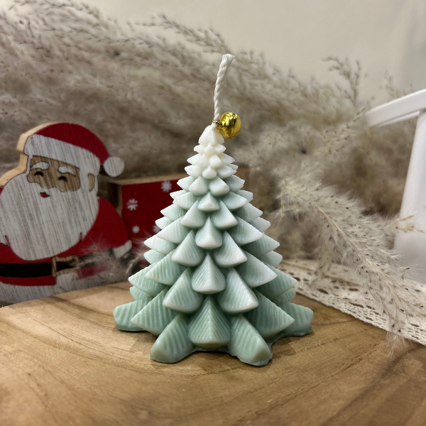 Bougie Sapin de Noel senteur Sapin fabriqué à la main par Launa Bougie