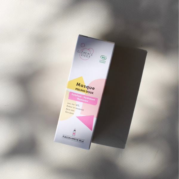 Masque peeling doux de la marque Clémence & Vivien