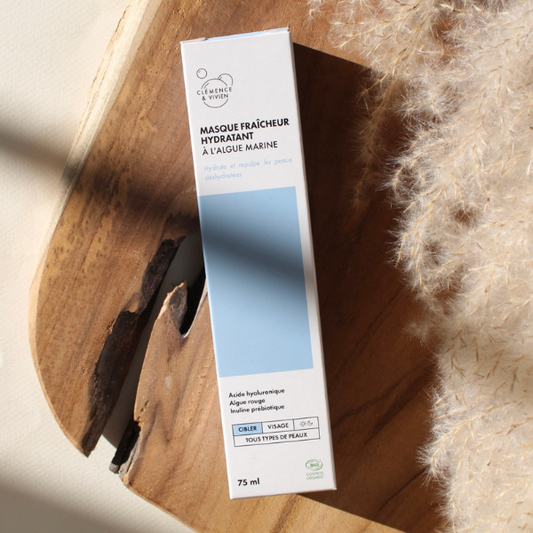 Un masque qui hydrate et repulpe les peaux déshydratées. Le Masque fraîcheur hydratant recharge la peau en eau pour une hydratation instantanée. Sa texture gel s'adapte à tous types de peaux et offre une sensation de fraîcheur immédiate.