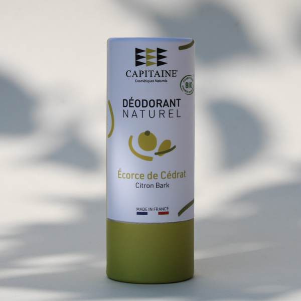 Déodorant naturel solide - Ecorce de Cédrat - Capitaine Cosmétiques - Made In France