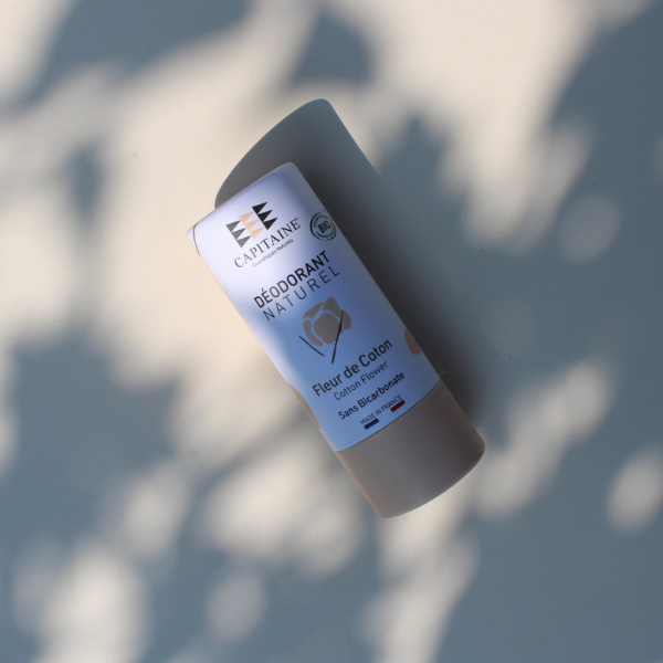 Déodorant naturel - Fleur de Coton - Sans bicarbonate - Capitaine Cosmétiques - Made In France