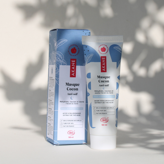 Masque repulpant et hydratant à l'acide hyaluronique de la marque Akane