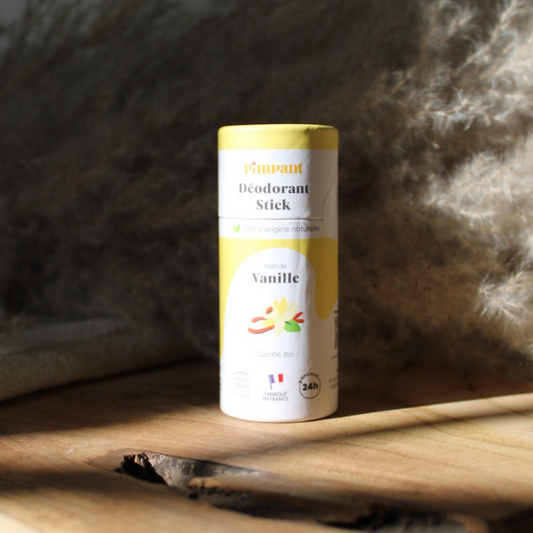 Déodorant solide à la Vanille de la marque Pimpant