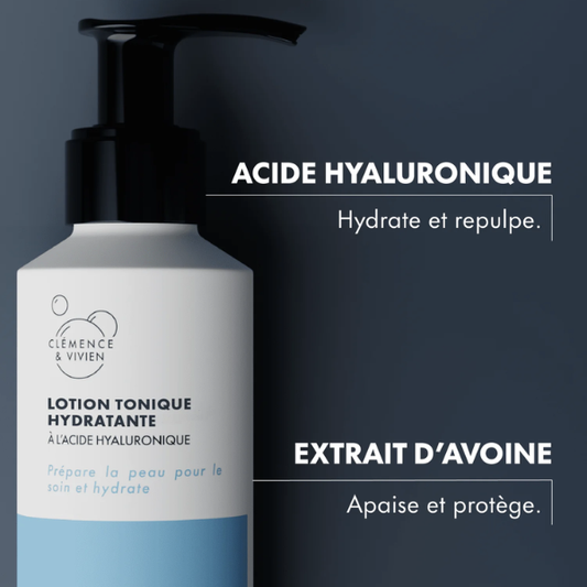 Une lotion tonique hydratante pour une peau douce et lisse