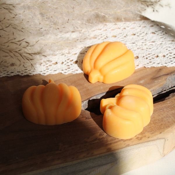 Fondant parfumés en forme de citrouille fabriqué à la main en France