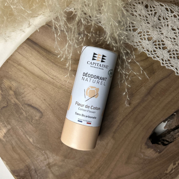 Déodorant naturel - Fleur de Coton - Sans bicarbonate - Capitaine Cosmétiques - Made In France
