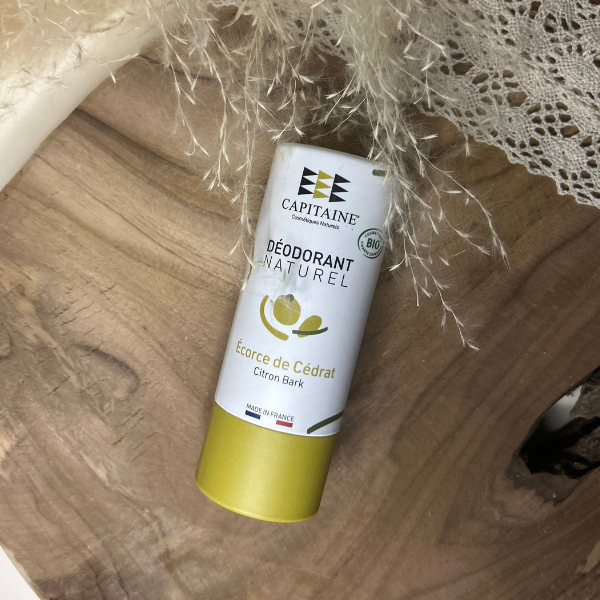 Déodorant naturel solide - Ecorce de Cédrat - Capitaine Cosmétiques - Made In France