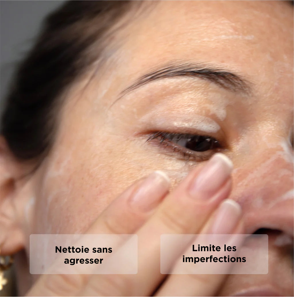 Le nettoyant qui purifie la peau tout en douceur