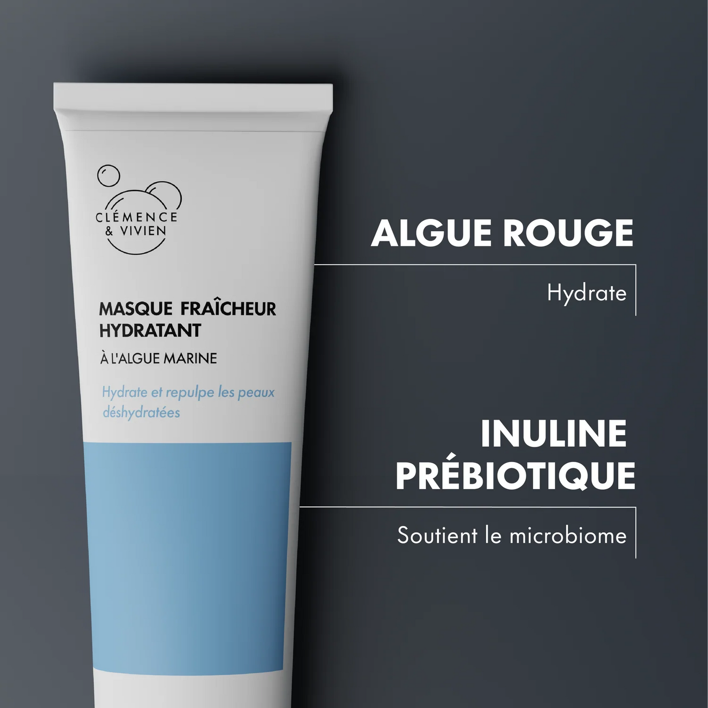 Un masque qui hydrate et repulpe les peaux déshydratées. Le Masque fraîcheur hydratant recharge la peau en eau pour une hydratation instantanée. Sa texture gel s'adapte à tous types de peaux et offre une sensation de fraîcheur immédiate.