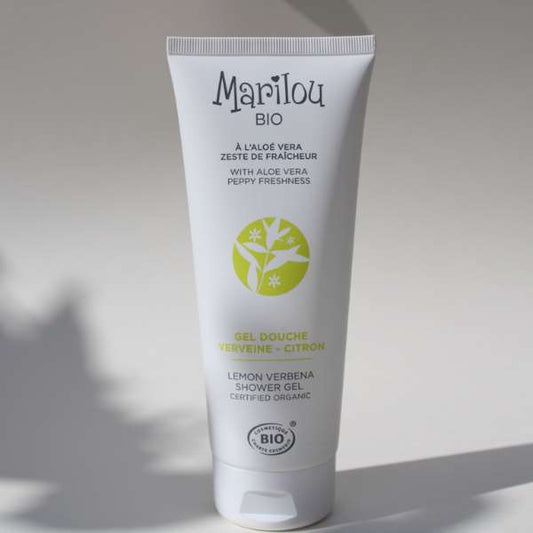 Gel Douche à l'Aloe Vera verveine citron fabriqué en France