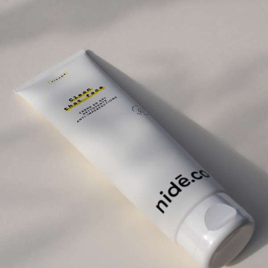 Crème en gel nettoyante anti-imperfections, fabriqué en France