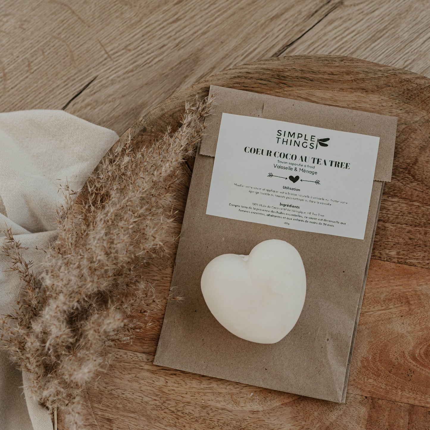 Savon vaisselle & ménage Coeur Coco et Orange, fabriqué en France