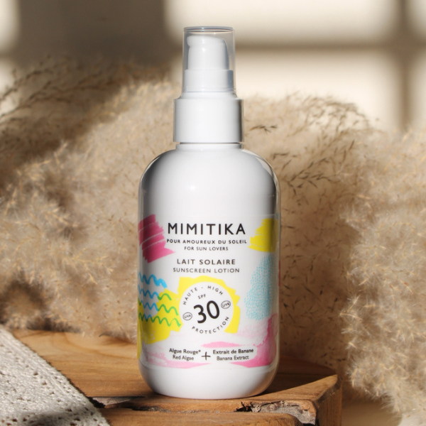 Lait solaire spf30 de la marque Mimitika