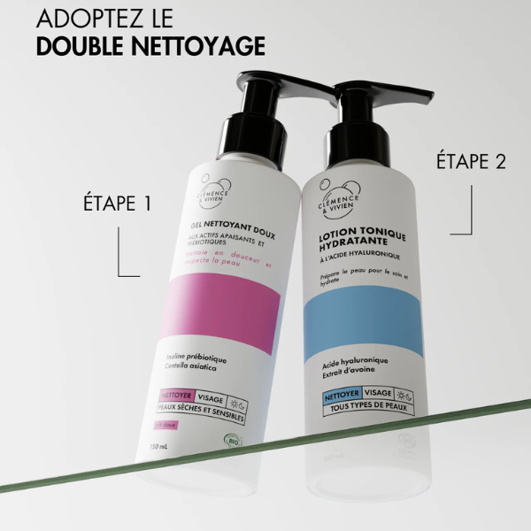 Un gel nettoyant qui nettoie en douceur et respecte les peaux sensibles