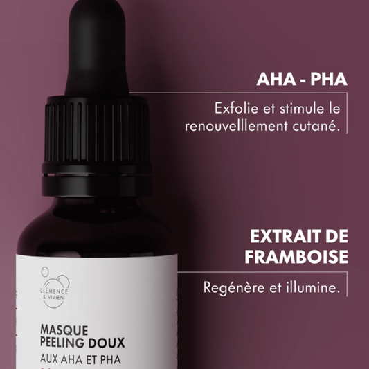 Un masque exfoliant qui illumine la peau en douceur.