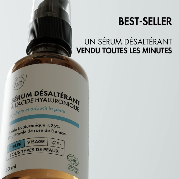 Un sérum qui hydrate et repulpe intensément la peau.