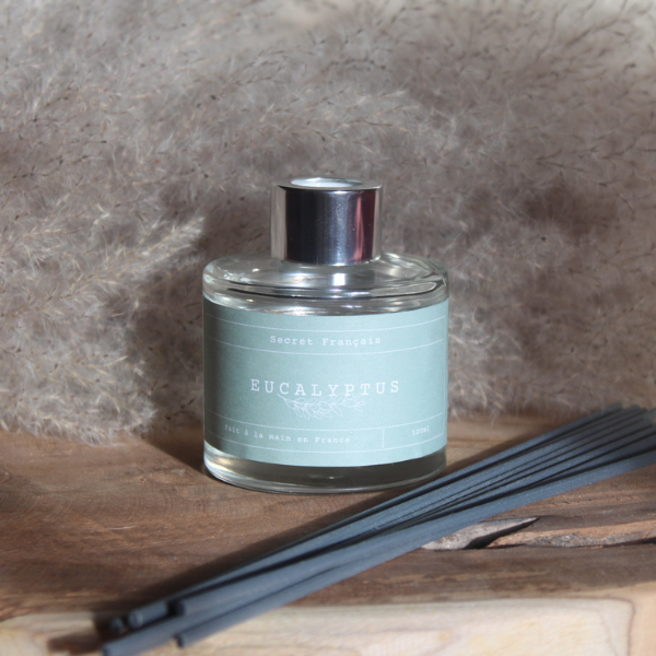 Diffuseur de parfum senteur eucalyptus fabriqué à la main en france