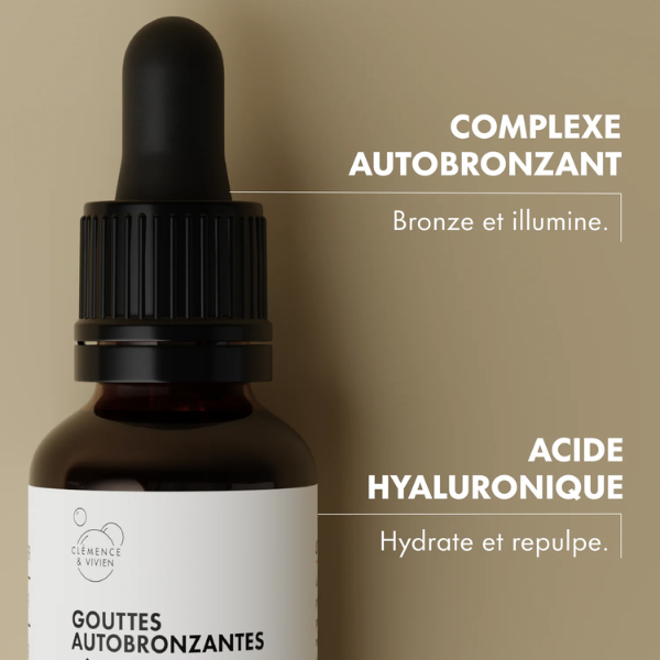 Des gouttes qui vous offrent un hâle naturel et progressif !