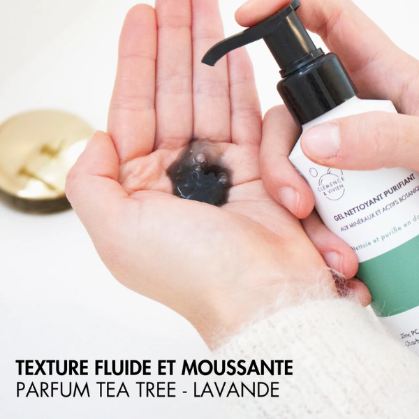 Un gel nettoyant qui nettoie et purifie en douceur.