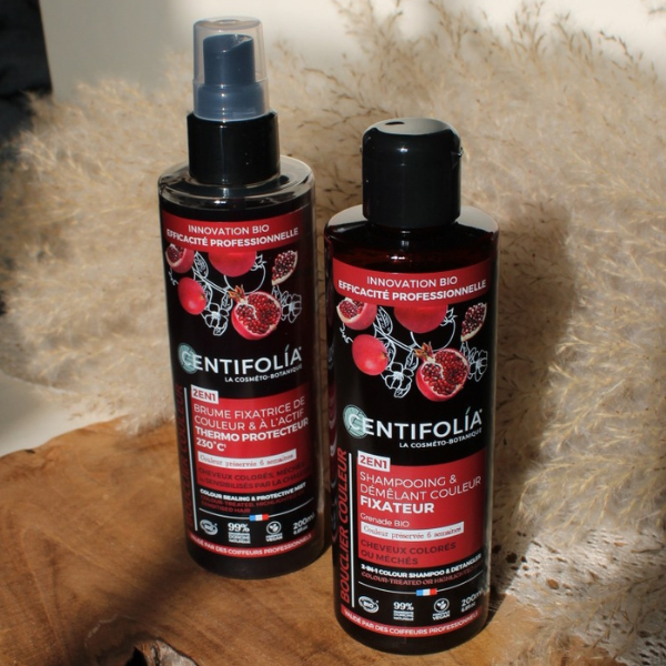 Shampoing & demelant couleur fixateur de la marque Centifolia 