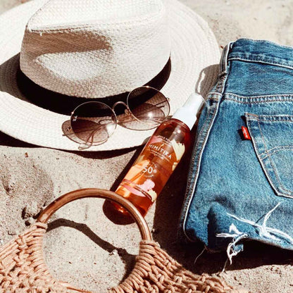 Huile solaire spf50 de la marque Mimitika