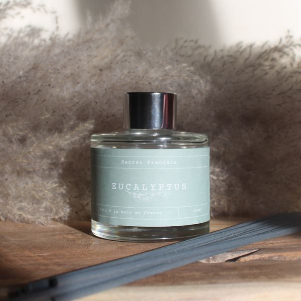 Diffuseur de parfum senteur eucalyptus fabriqué à la main en france