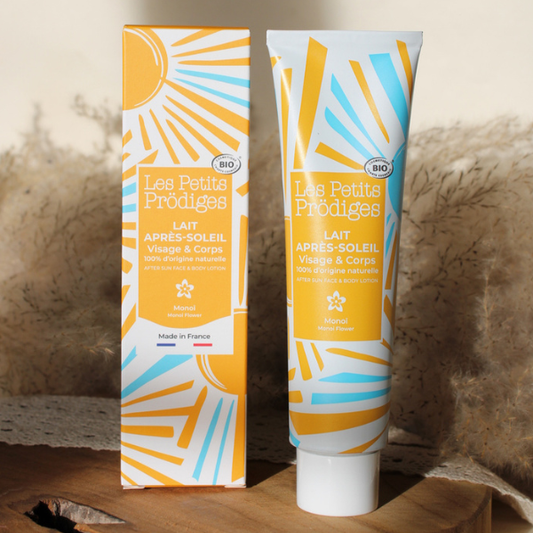 Lait après soleil visage & corps de la marque Les Petits Prodiges