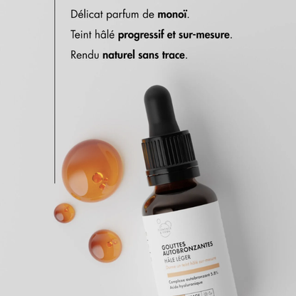 Des gouttes qui vous offrent un hâle naturel et progressif !