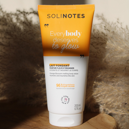 Lait corps parfum fleur d'oranger de la marque Solinotes