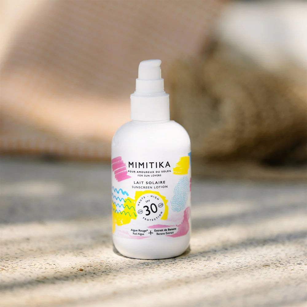 Lait solaire spf30 de la marque Mimitika