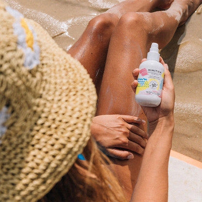 Lait solaire spf30 de la marque Mimitika
