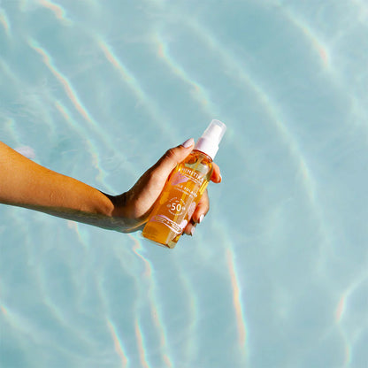 Huile solaire spf50 de la marque Mimitika