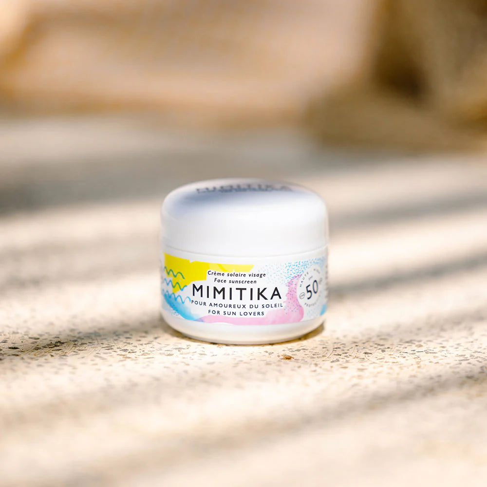 Crème solaire visage spf50 de la marque Mimitika