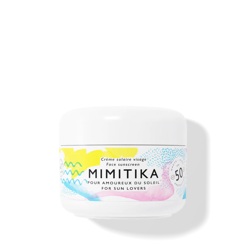 Crème solaire visage spf50 de la marque Mimitika