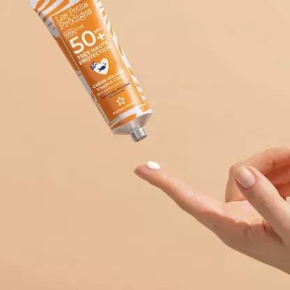 Crème solaire visage & corps spf50 de la marque les petits prodiges