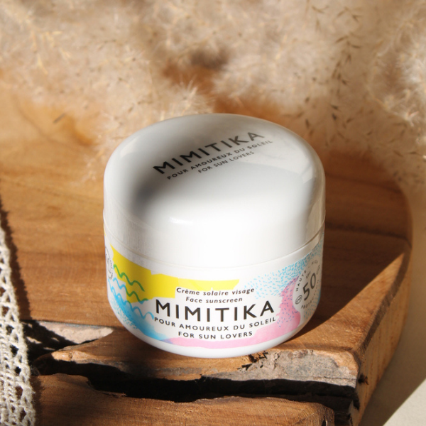 Crème solaire visage spf50 de la marque Mimitika