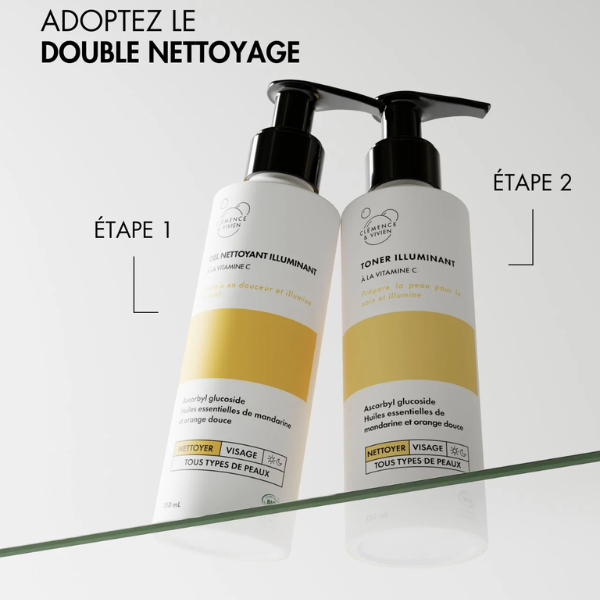 Un gel nettoyant qui nettoie en douceur et illumine le teint.
