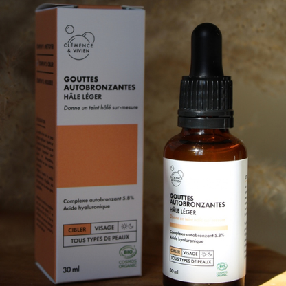 Des gouttes qui vous offrent un hâle naturel et progressif !