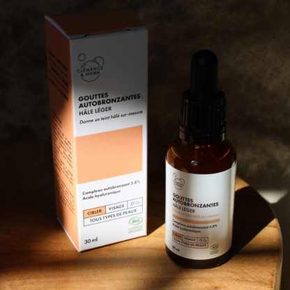 Des gouttes qui vous offrent un hâle naturel et progressif !