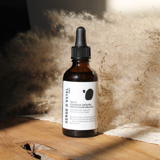 Huile capillaire cheveux colorés de la marque Serge d'Estel