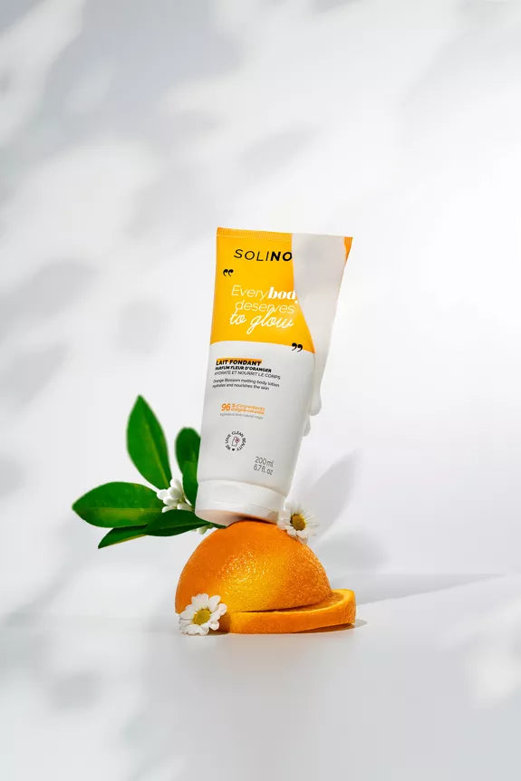 Lait corps parfum fleur d'oranger de la marque Solinotes