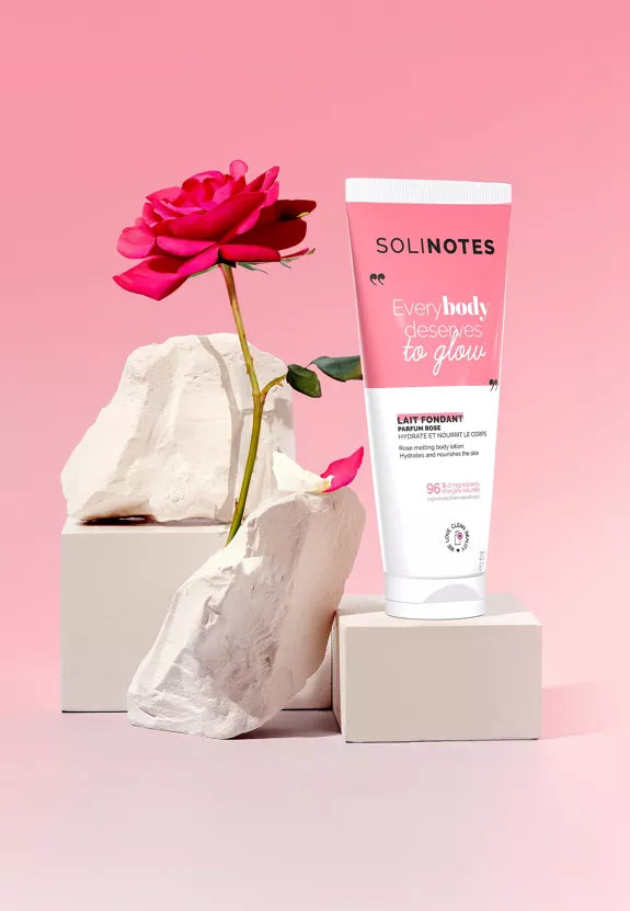 Lait corps à la rose de la marque Solinotes