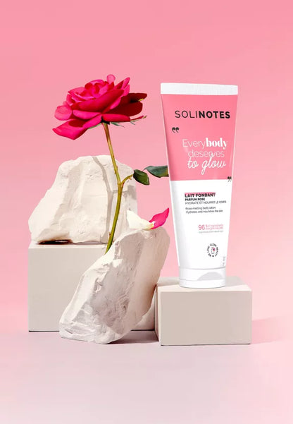 Lait corps à la rose de la marque Solinotes