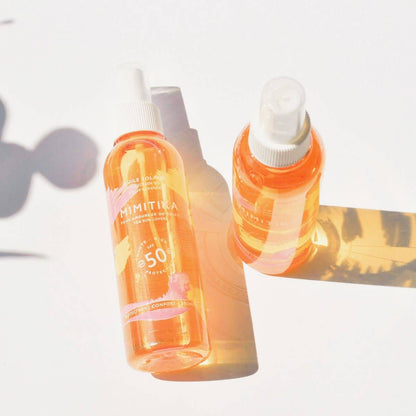 Huile solaire spf50 de la marque Mimitika