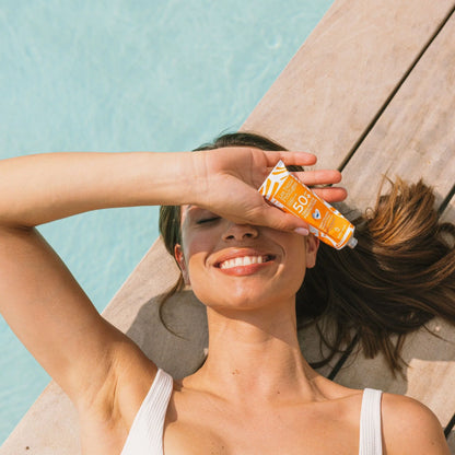 Crème solaire visage & corps spf50 de la marque les petits prodiges