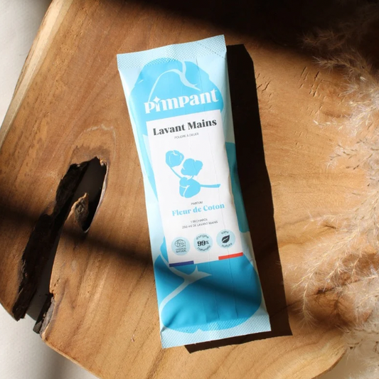 Gel lavant mains fleur de coton poudre à diluer
