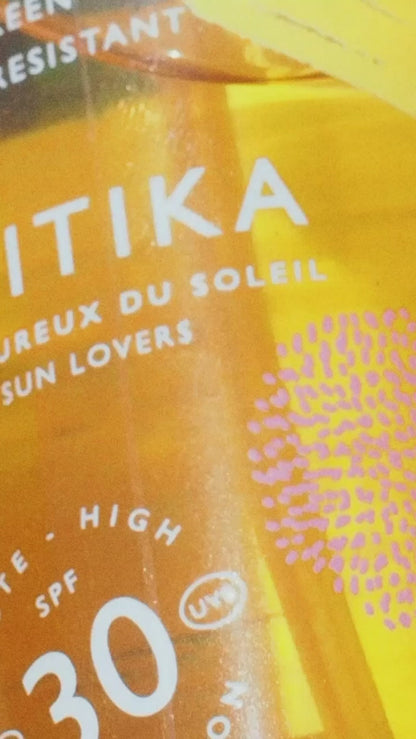 Huile solaire spf50 de la marque Mimitika